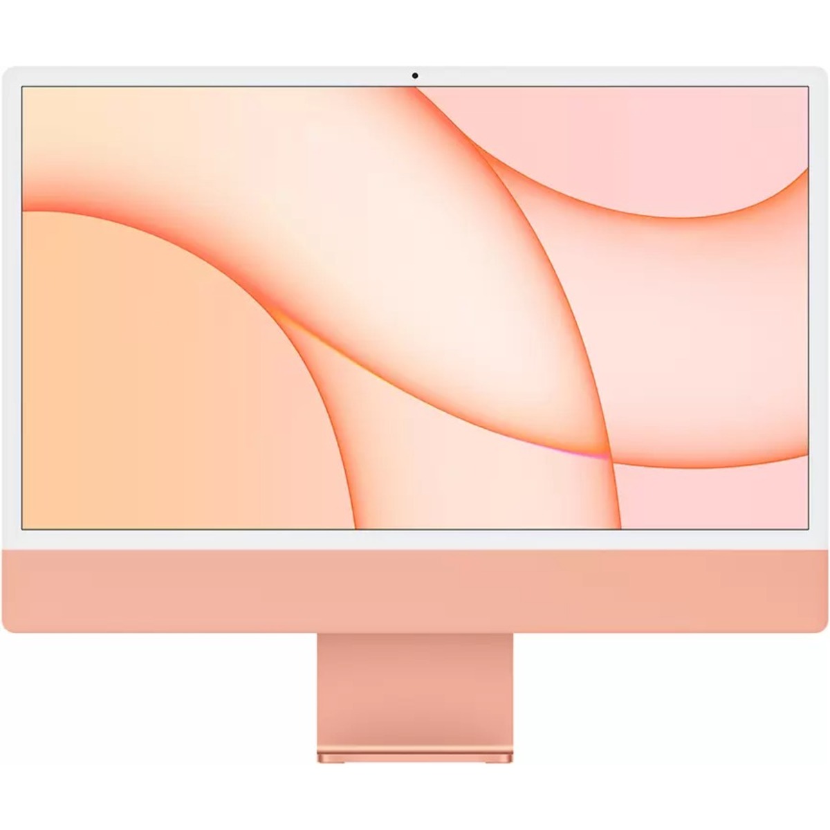 Моноблок Apple iMac Z132000BK 24 4.5K M1 /8Gb/SSD256Gb/macOS/GbitEth/WiFi/BT/клавиатура/мышь/Cam/оранжевый 4480x2520