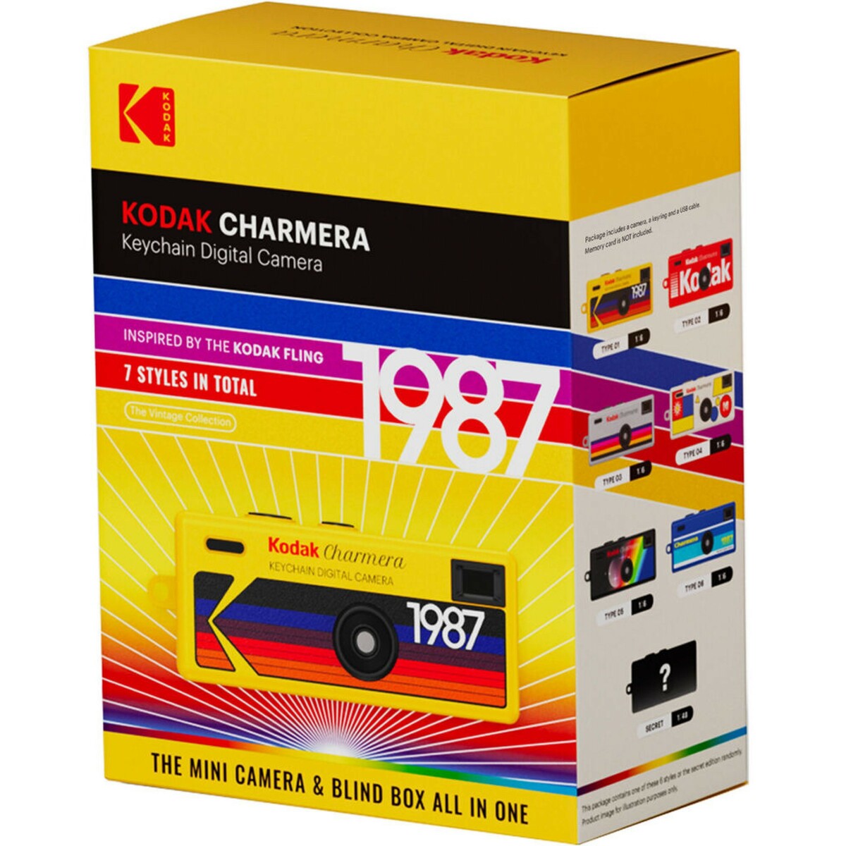 Фотоаппарат Kodak Charmera Keychain Digital Camera (Цвет: Random Сolor)