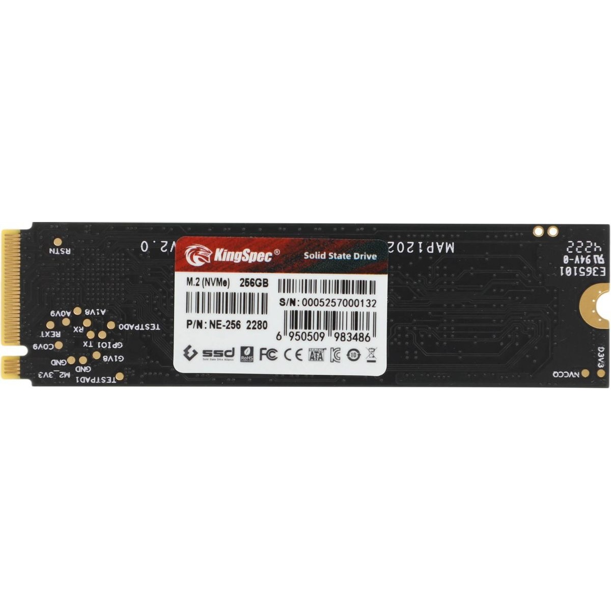 Накопитель SSD Kingspec PCI-E 3.0 256Gb NE-256