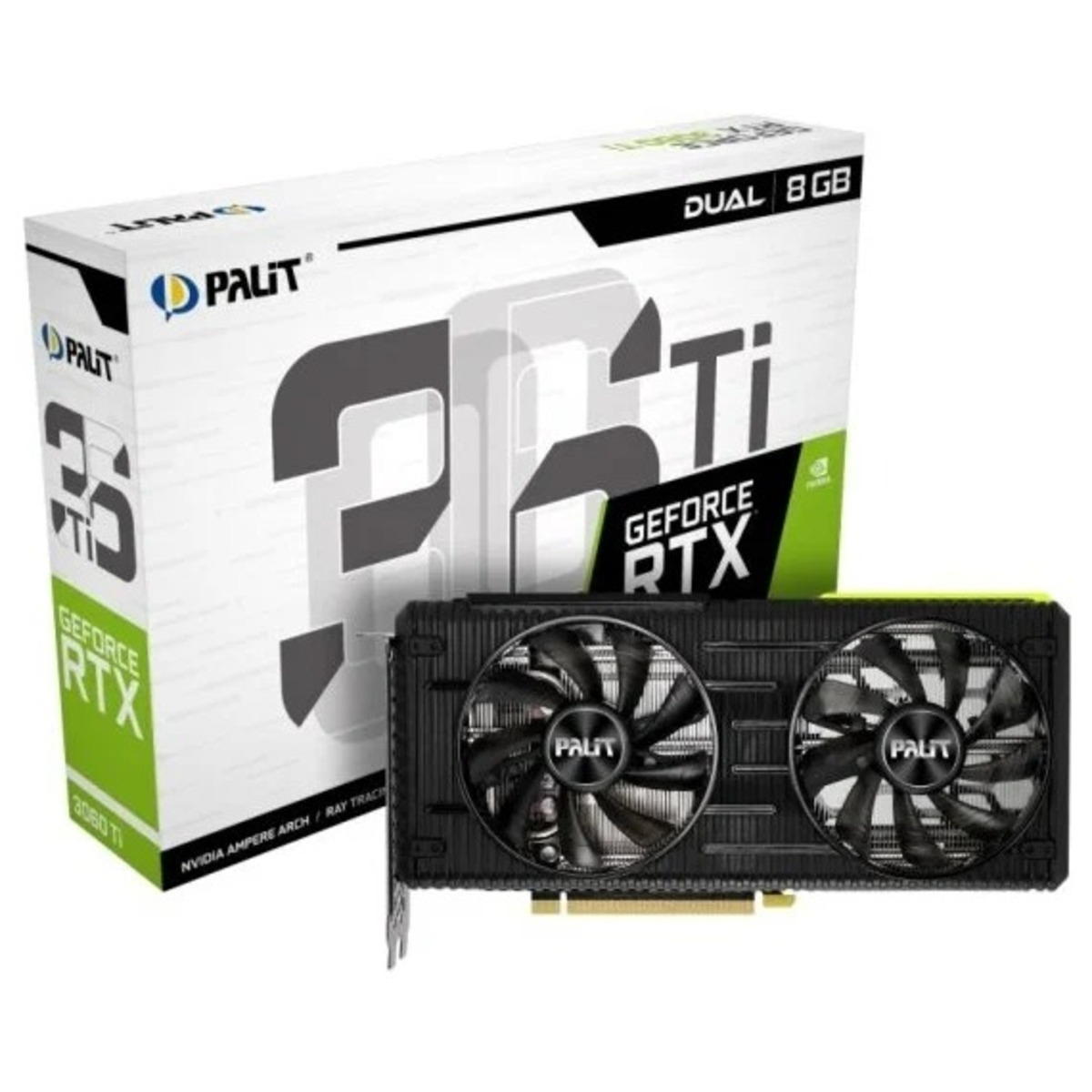 Видеокарта Palit GeForce RTX 3060 Ti Dual 8GB Retail