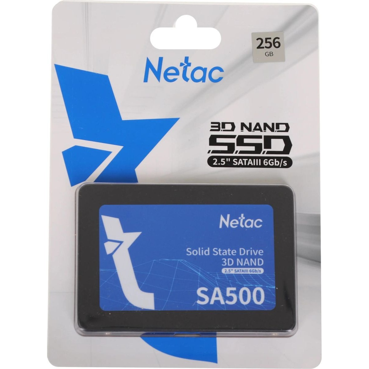 Накопитель SSD Netac SATA III 256Gb NT01SA500-256-S3X SA500 2.5