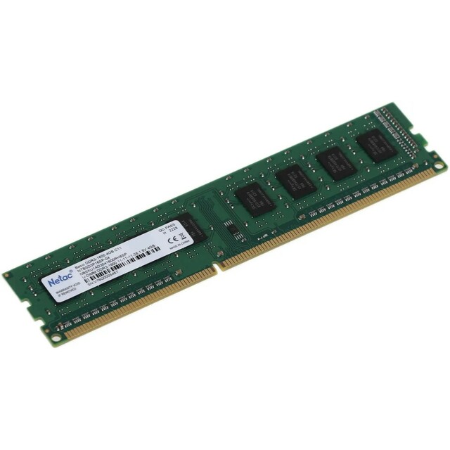 Память DDR3 4Gb 1600MHz Netac NTBSD3P16SP-04 Basic RTL PC3-12800 CL11 DIMM 240-pin 1.5В Память DDR3 4Gb 1600MHz Netac NTBSD3P16SP-04 Basic RTL PC3-12800 CL11 DIMM 240-pin 1.5В