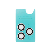 Защитное стекло для камеры Devia Peak Series Lens Protector для iPhone 16 Pro/16 Pro Max (Цвет: Titanium Gray)