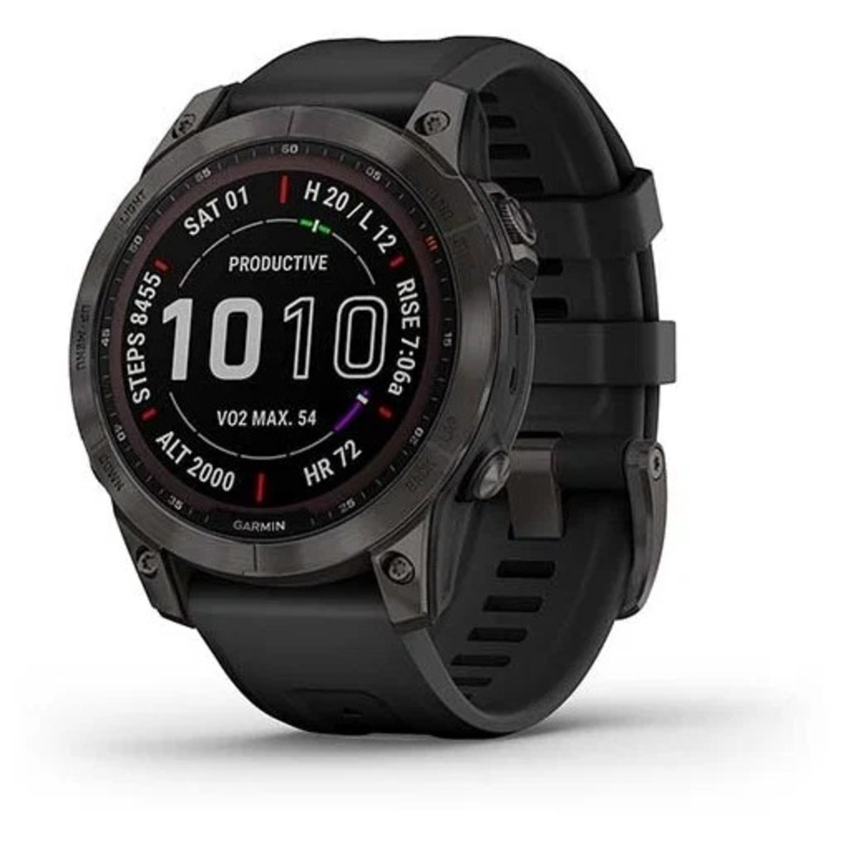 Умные часы Garmin Fenix 7 Sapphire Solar (Цвет: Black)