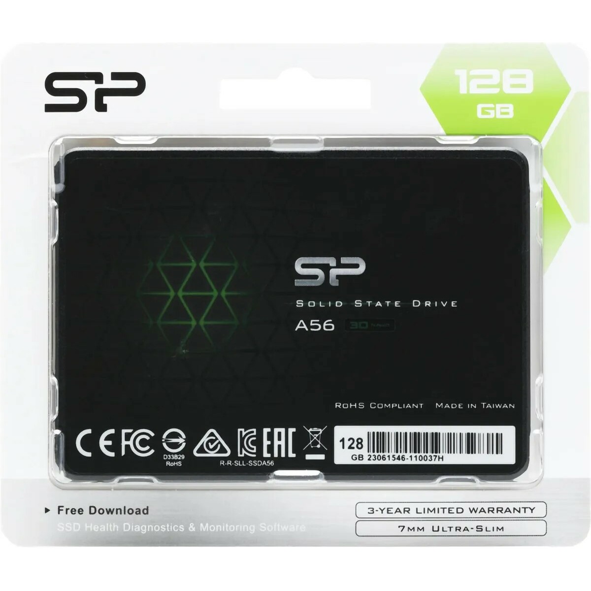 Накопитель SSD Silicon Power SATA III 128Gb SP128GBSS3A56B25