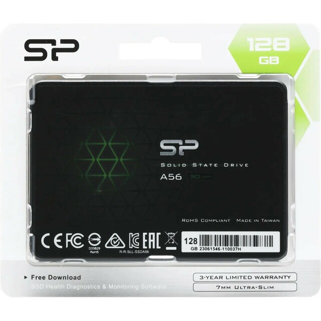 Накопитель SSD Silicon Power SATA III 128Gb SP128GBSS3A56B25 Накопитель SSD Silicon Power SATA III 128Gb SP128GBSS3A56B25
