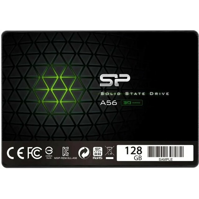 Накопитель SSD Silicon Power SATA III 128Gb SP128GBSS3A56B25 Накопитель SSD Silicon Power SATA III 128Gb SP128GBSS3A56B25