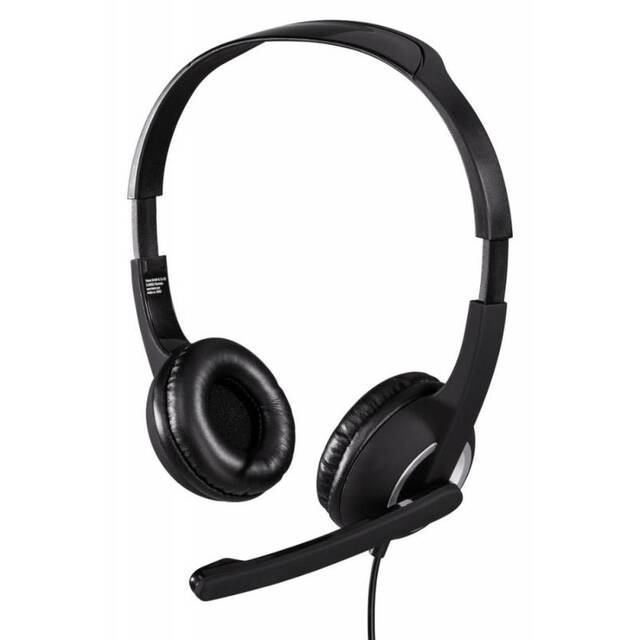 Компьютерная гарнитура Hama Essential HS 300 (Цвет: Black / Silver)