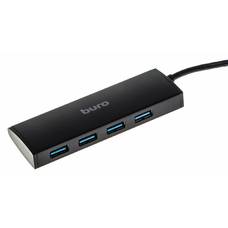 Разветвитель USB 3.0 Buro BU-HUB4-0.5-U3.0  (Цвет: Black)