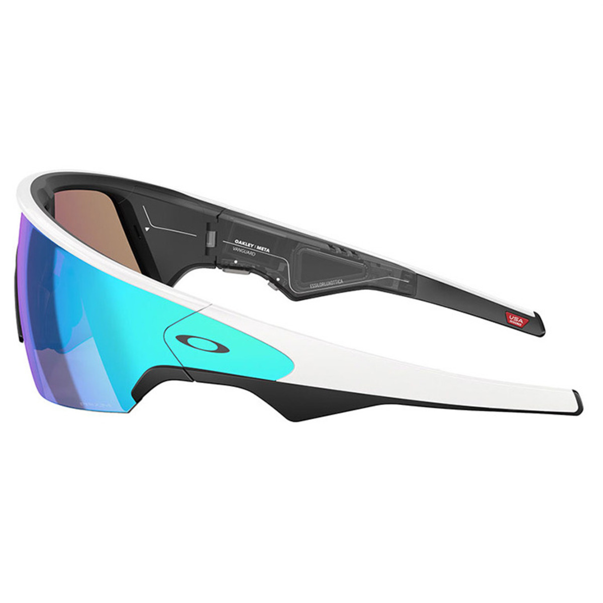 Умные очки Oakley Vanguard S52 0W8001 120 / 52 (Цвет: White / Prizm Saphire)