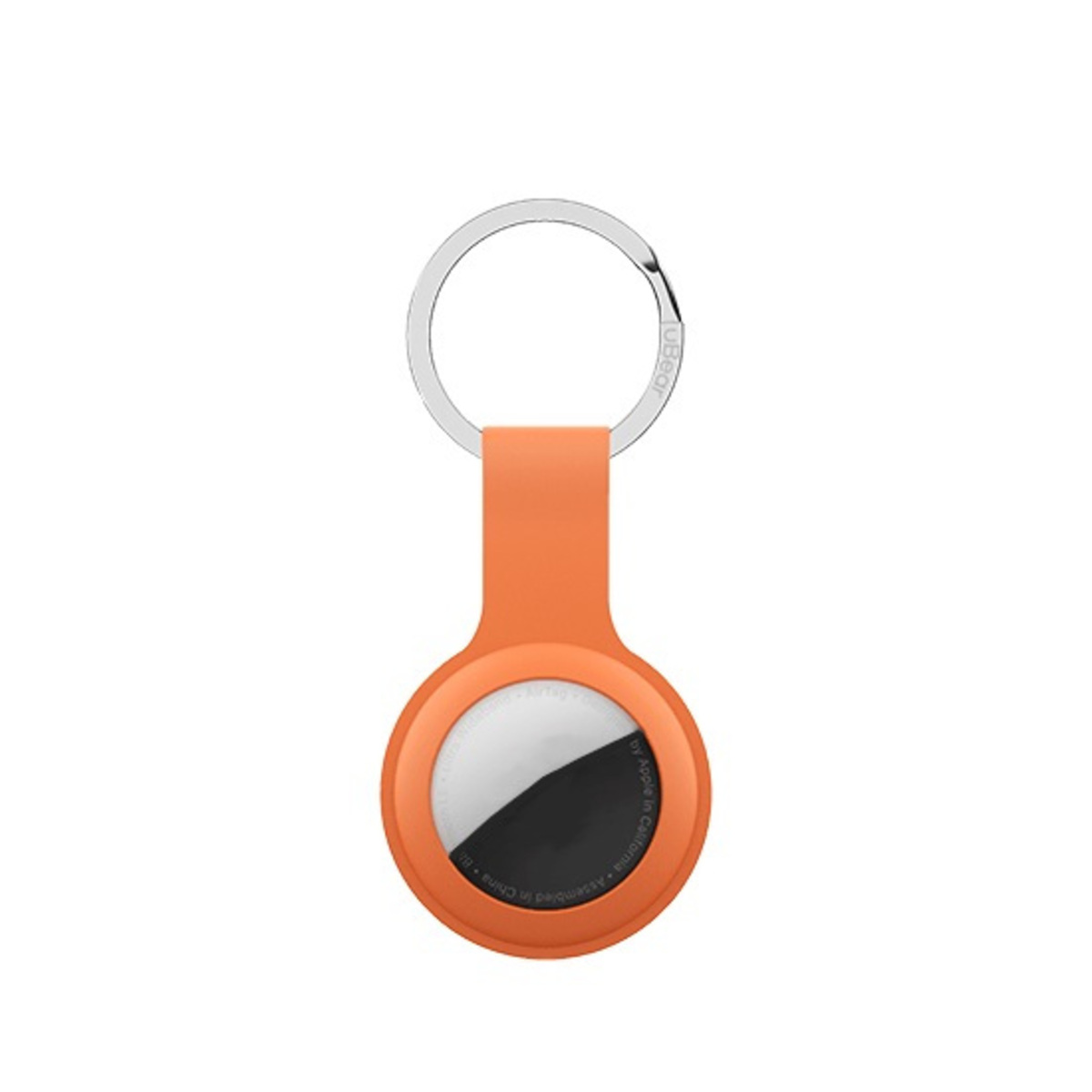 Чехол cиликоновый uBear Touch Ring Case для Air Tag (Цвет: Orange)