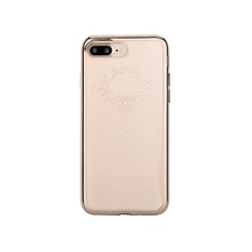 Чехол-накладка Devia Crystal Iris Soft Case для смартфона iPhone 7 Plus/8 Plus (Цвет: Champagne Gold)