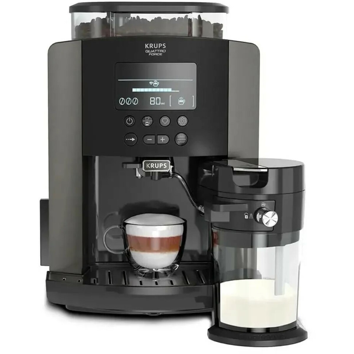 Кофемашина Krups Arabica Latte EA819E10 (Цвет: Black/Brown)