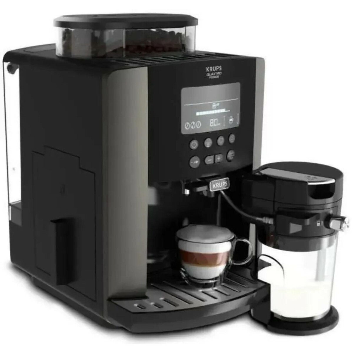 Кофемашина Krups Arabica Latte EA819E10 (Цвет: Black/Brown)