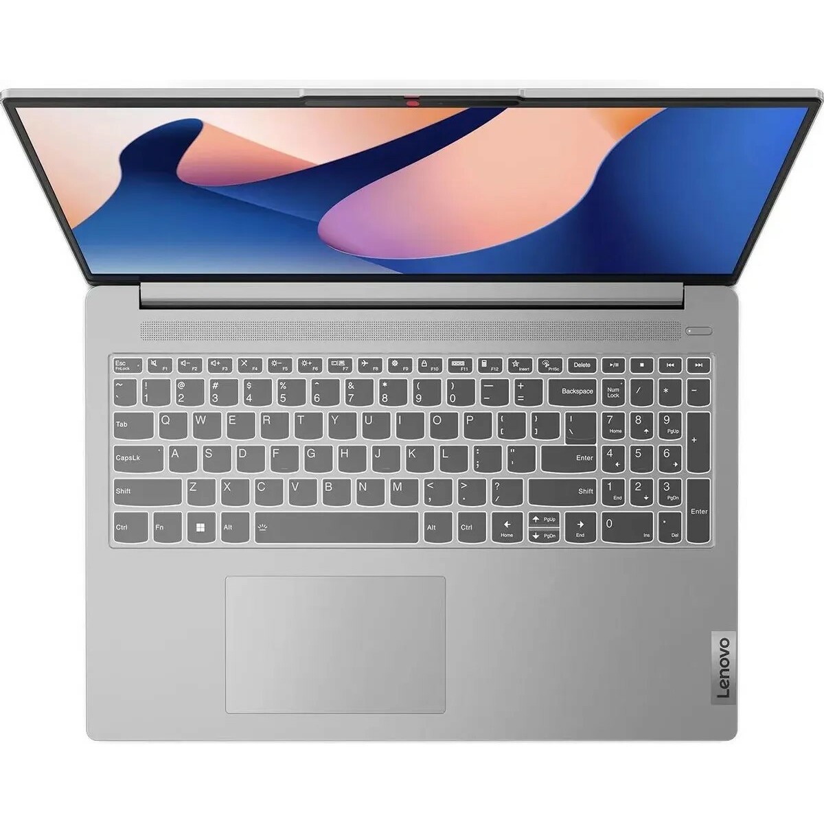 Ноутбук Lenovo IdeaPad Slim 5 16IRL8 Core i5 13420H 16Gb SSD512Gb Intel UHD Graphics 16 IPS 2.5K (2560x1600) noOS l.grey WiFi BT Cam (82XF004TRK)