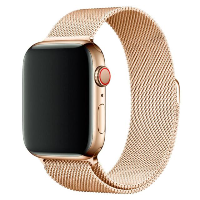 Ремешок стальной Dismac Elegant Series Milanese Loop для Apple Watch 38/40 mm (Цвет: Gold)