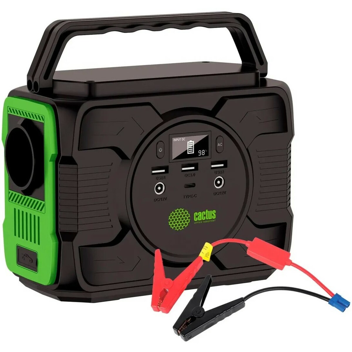 Внешний аккумулятор Cactus CS-PCS144-EC5 40000mAh (Цвет: Black / Green)