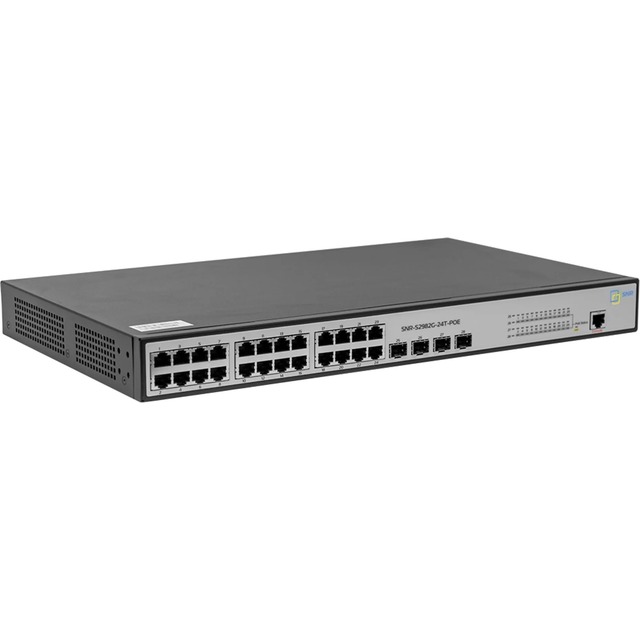 Коммутатор SNR SNR-S2982G-24T-POE-E 24G 4SFP 24PoE 370W управляемый