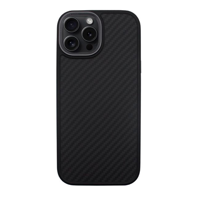 Чехол-накладка Comma Kevlar Series Magnetic Case для iPhone 15 Pro Max, черный