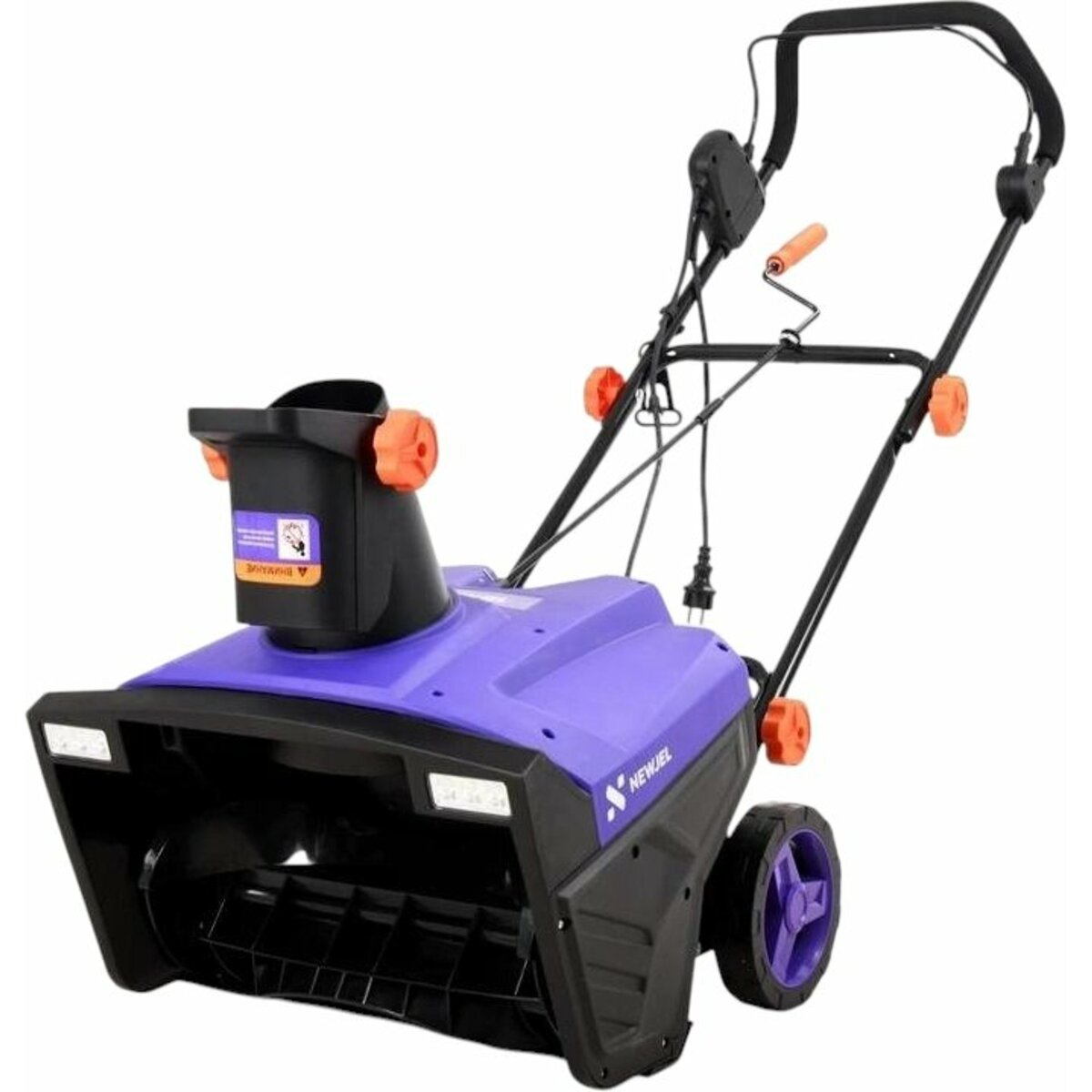 Снегоуборщик электр. Newjel NJ40104 (Цвет: Purple)