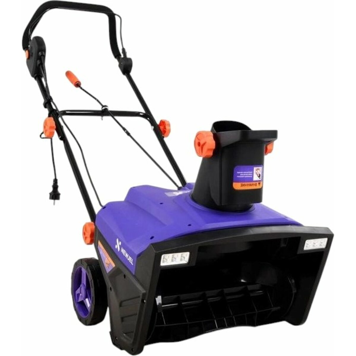 Снегоуборщик электр. Newjel NJ40104 (Цвет: Purple)