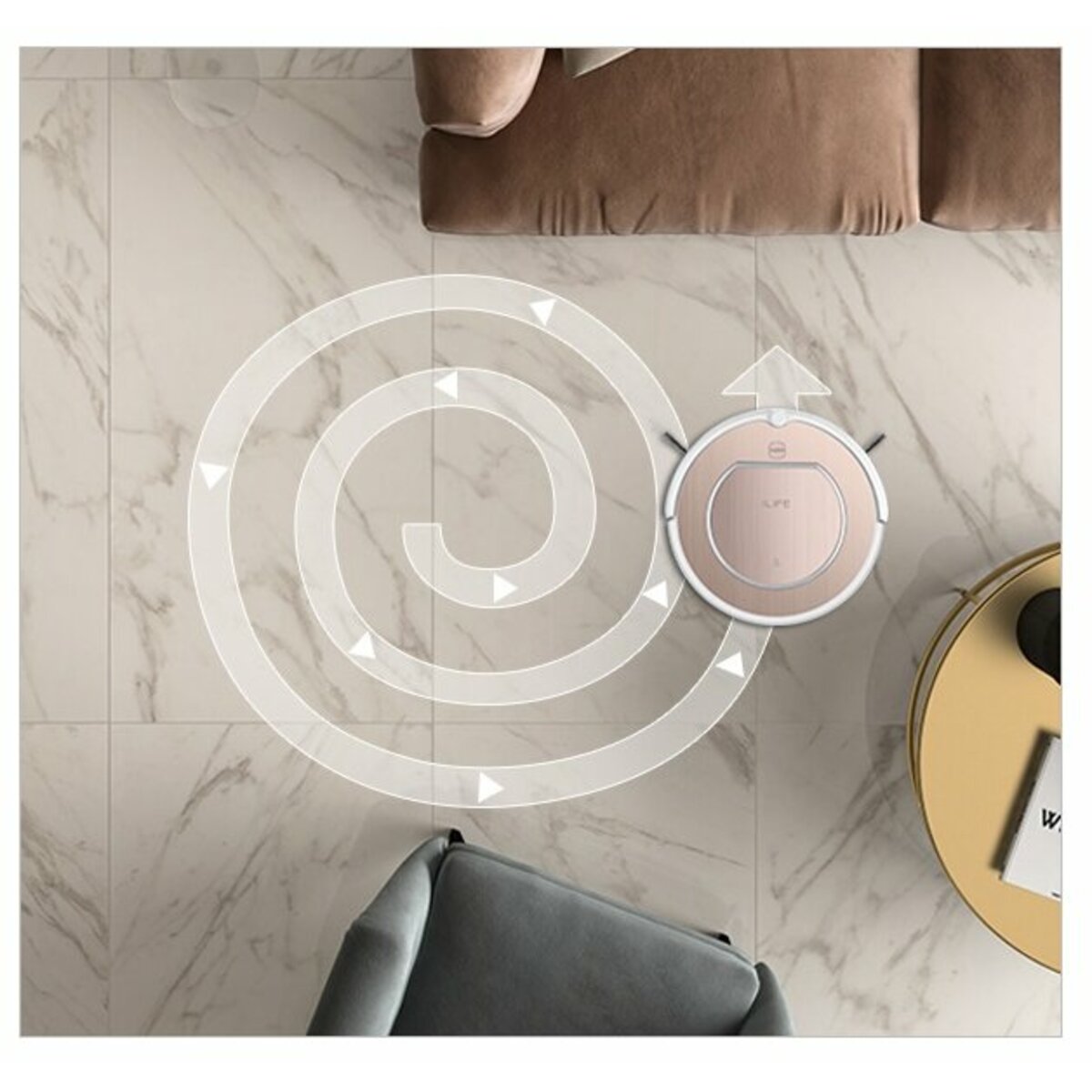 Робот-пылесос ILIFE V50 Pro (Цвет: White/Pink)
