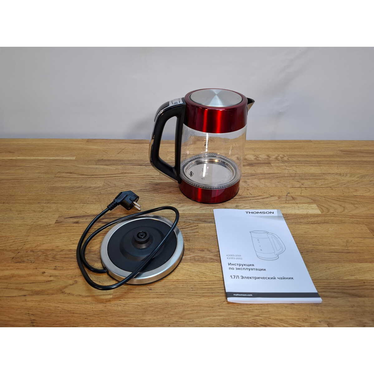 Чайник Thomson K20ES-2001 (Цвет: Red) 