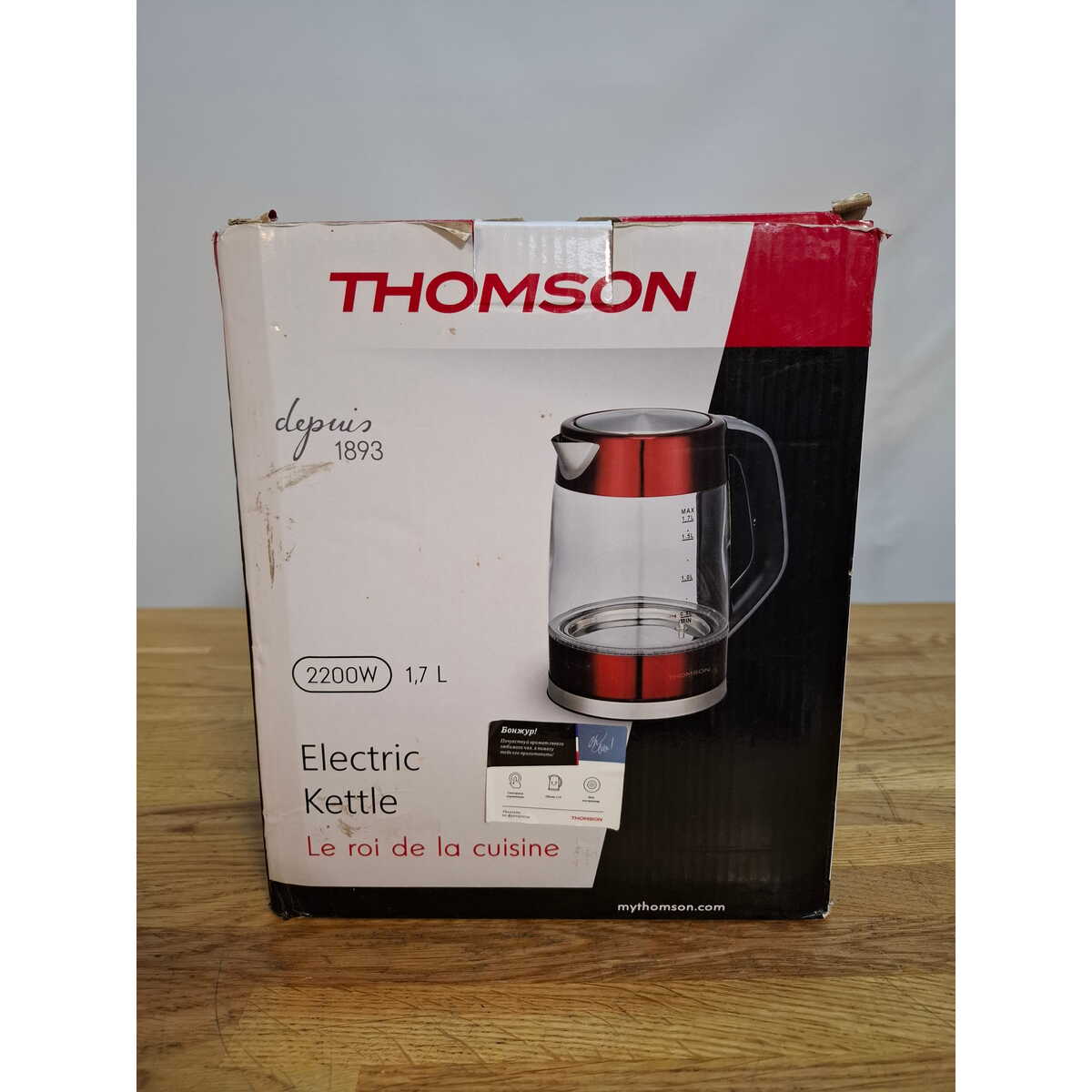 Чайник Thomson K20ES-2001 (Цвет: Red) 