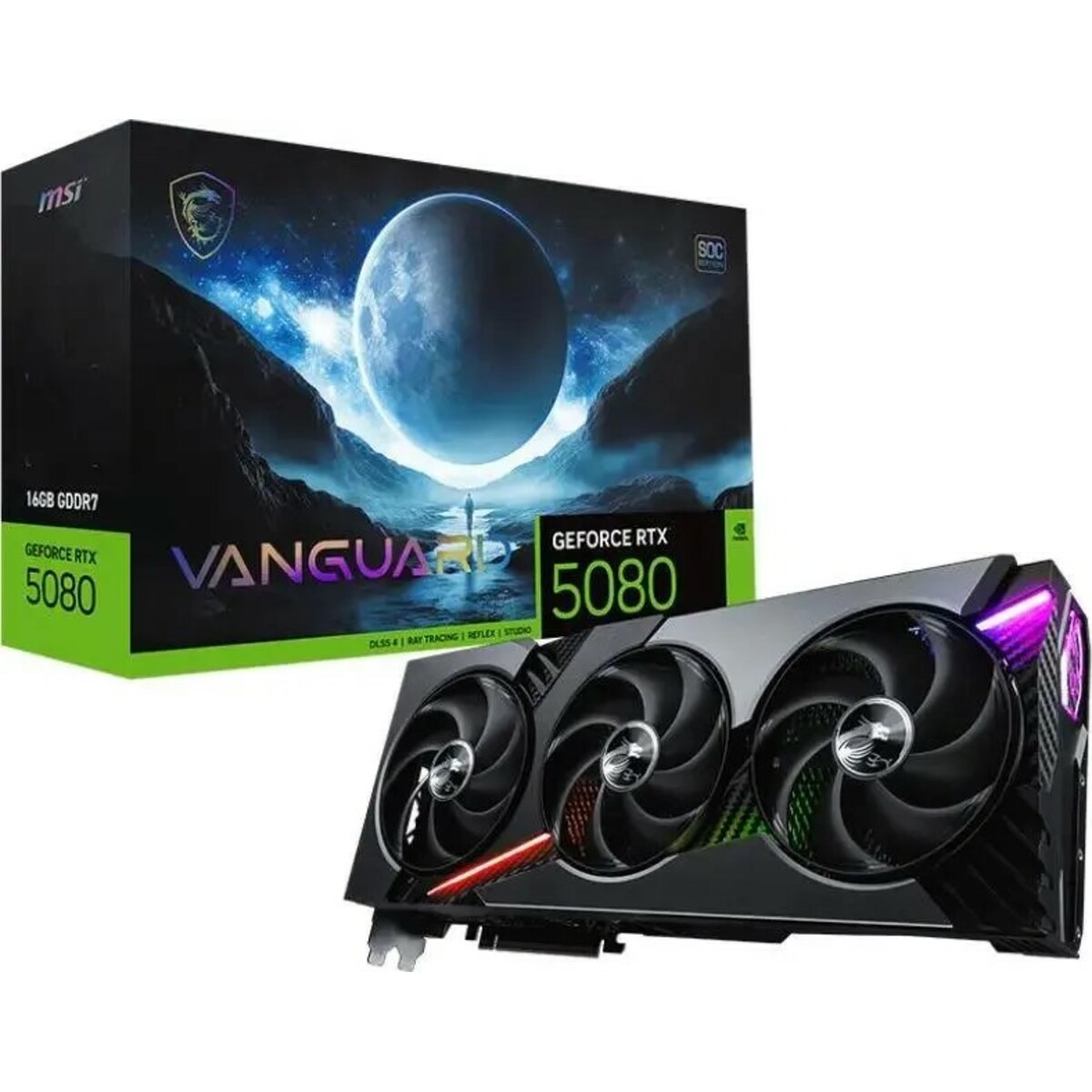 Видеокарта MSI GeForce RTX 5080 16G VANGUARD SOC