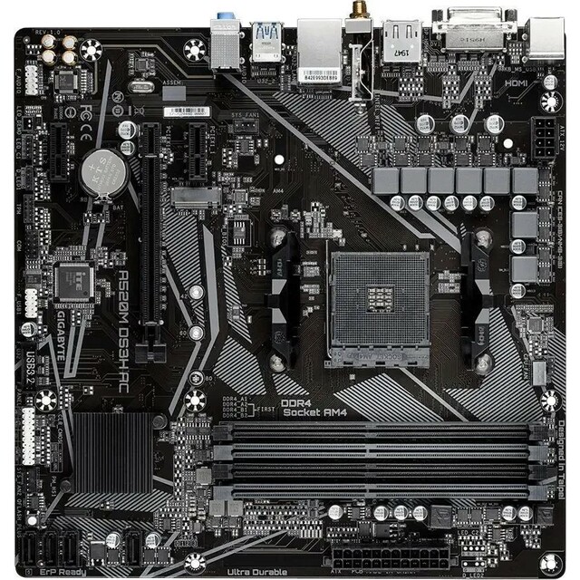 Материнская плата Gigabyte A520M DS3H AC