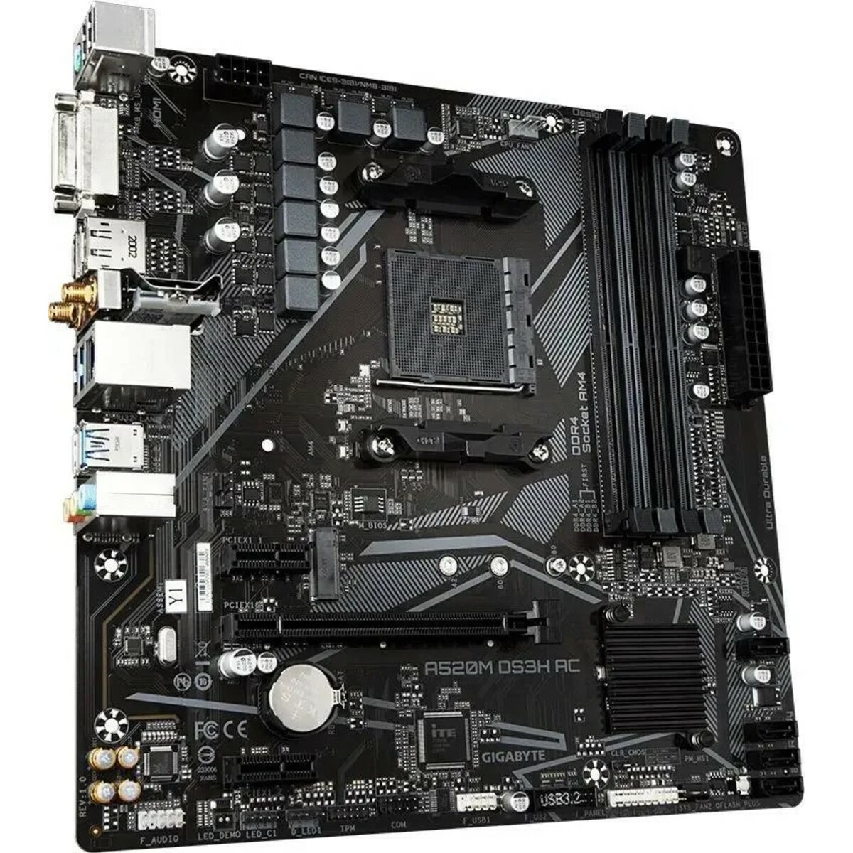 Материнская плата Gigabyte A520M DS3H AC