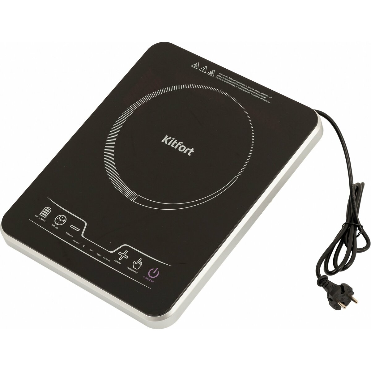 Плита электрическая Kitfort КТ-102, черный