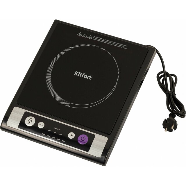 Плита электрическая Kitfort КТ-107, черный
