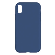 Чехол-накладка Pero Soft Touch для смартфона iPhone XS Max (Цвет: Blue)