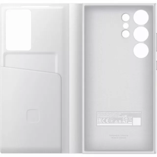 Чехол-книжка Samsung Smart View Wallet Case для смартфона Samsung Galaxy S24 Ultra, белый
