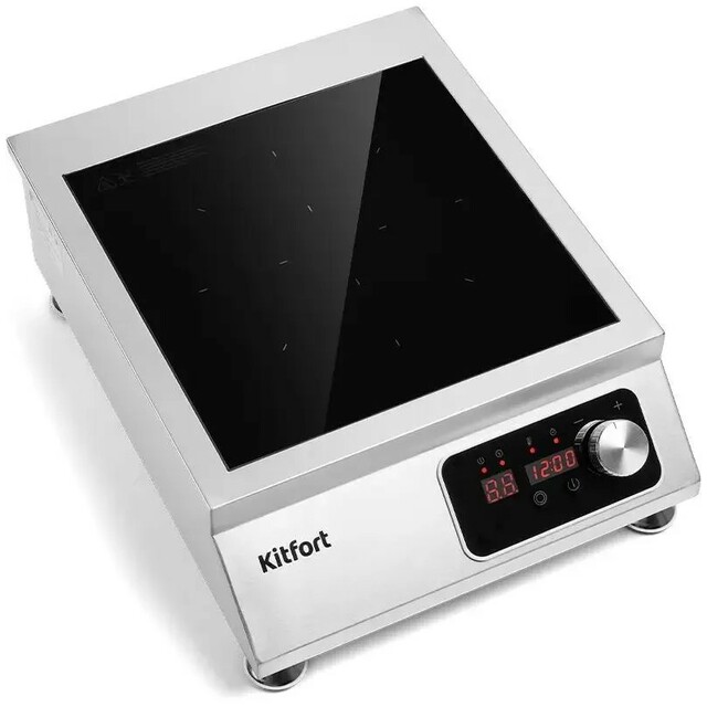Плита электрическая Kitfort КТ-143 (Цвет: Silver / Black)