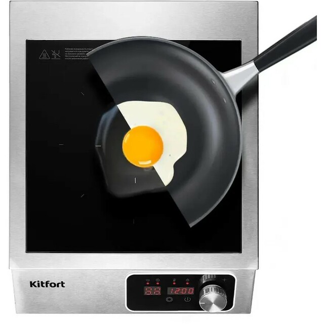 Плита электрическая Kitfort КТ-143 (Цвет: Silver / Black)