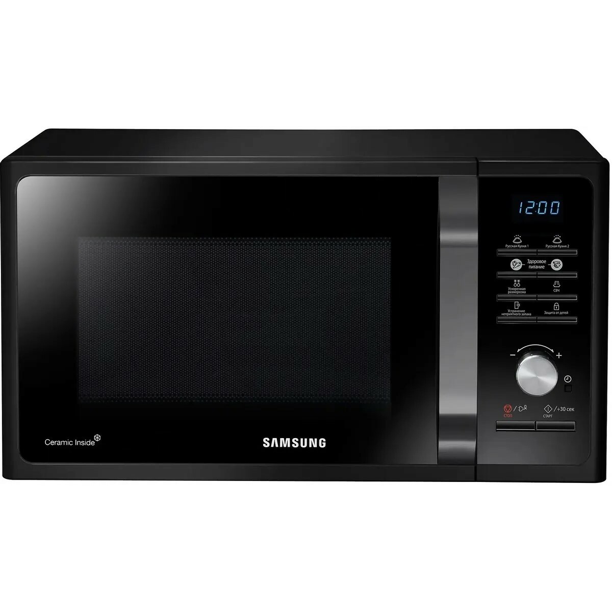 Микроволновая печь Samsung MS23F302TAK / BW, черный