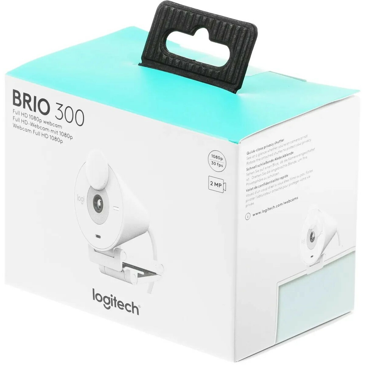 Веб-камера Logitech HD Webcam Brio 300, белый 