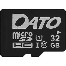 Карта памяти microSDHC Dato DTTF032GUIC10 Class10 32Gb (w/o adapter) (Цвет: Black)