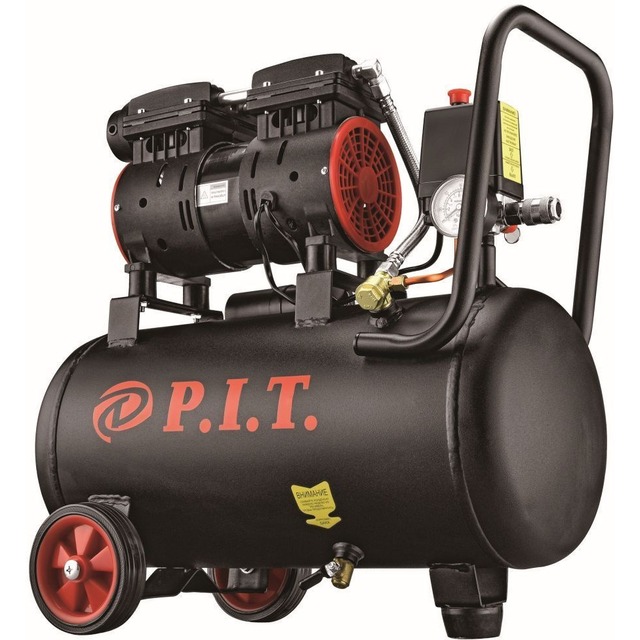 Компрессор поршневой P.I.T. PAC24-C1, черный