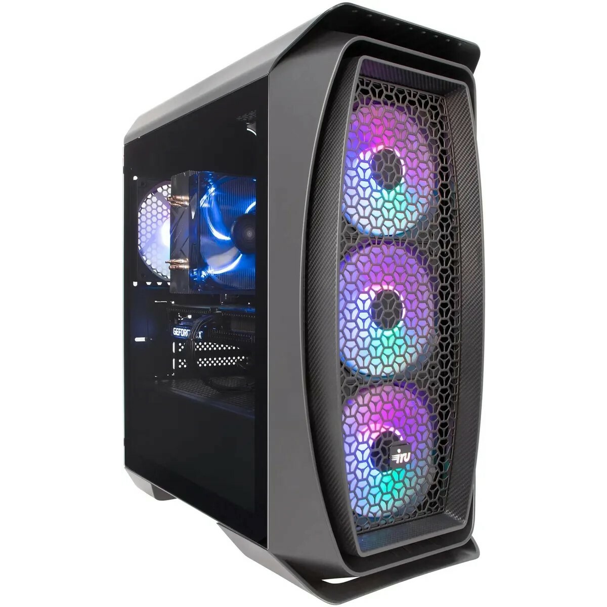 ПК IRU Game 520B5GMA (Ryzen 5 5600X 3.7Ghz/16Gb DDR4/SSD512Gb/NVIDIA GeForce RTX 3050 8Gb/FreeDOS/black) 
