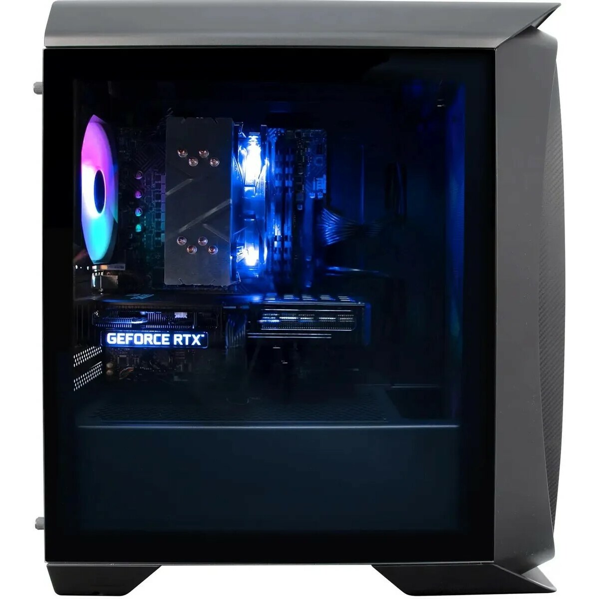 ПК IRU Game 520B5GMA (Ryzen 5 5600X 3.7Ghz/16Gb DDR4/SSD512Gb/NVIDIA GeForce RTX 3050 8Gb/FreeDOS/black) 