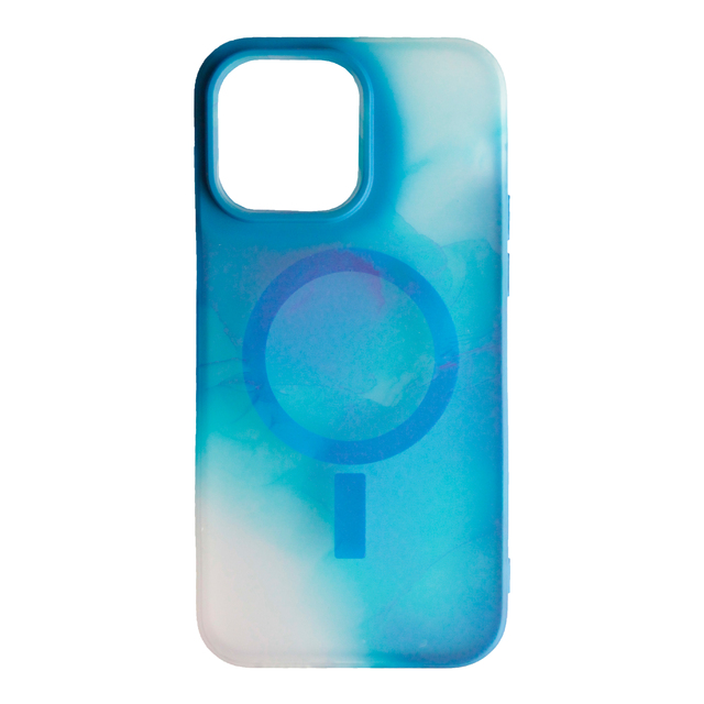 Чехол-накладка VLP Splash Case with MagSafe для смартфона Apple iPhone 14 Pro (Цвет: Blue)