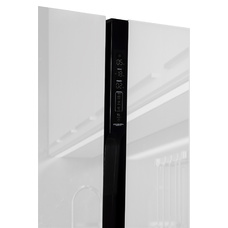 Холодильник Hyundai CS6073FV (Цвет: White Glass)