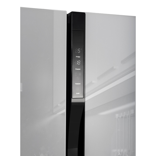 Холодильник Hyundai CS6503FV (Цвет: White Glass)