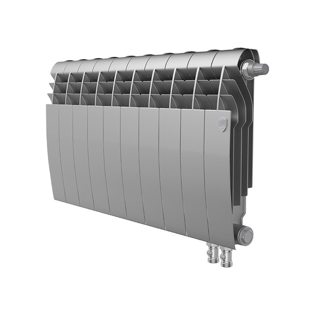 Радиатор Royal Thermo BiLiner 350 / Silver Satin VDR 10 секц. (Цвет: Silver)