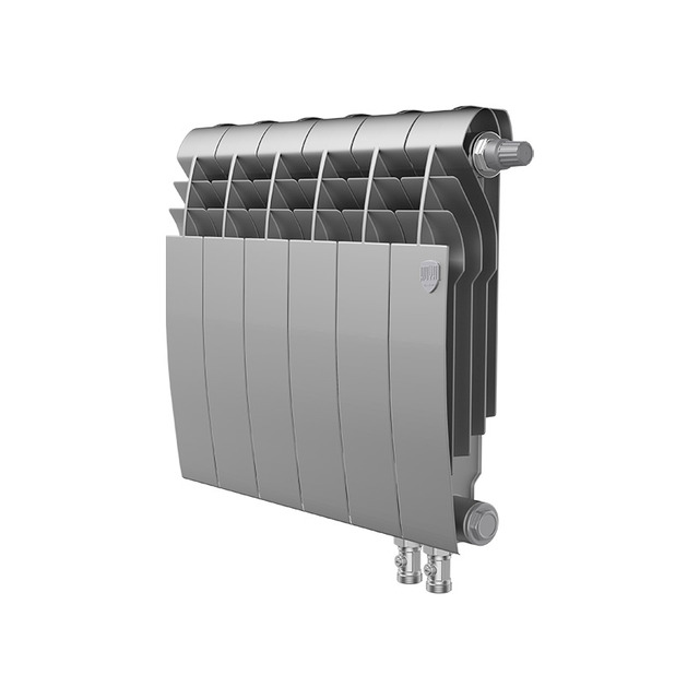 Радиатор Royal Thermo BiLiner 350 / Silver Satin VDR 6 секц. (Цвет: Silver)