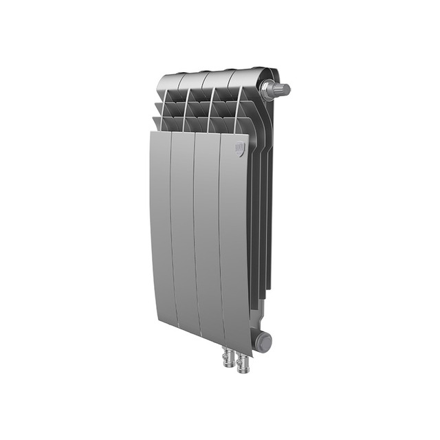 Радиатор Royal Thermo BiLiner 500 / Silver Satin VDR 4 секц. (Цвет: Silver)