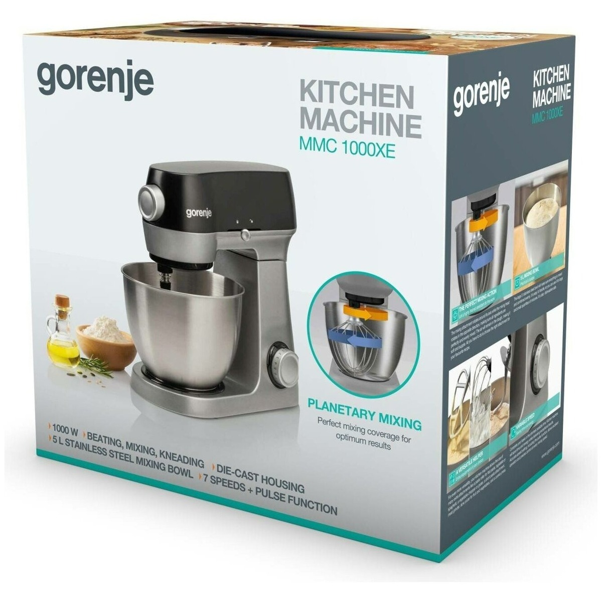 Кухонная машина Gorenje MMC1000XE (Цвет: Silver / Black)